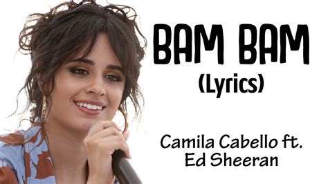 camila cabello - bam bam lyrics