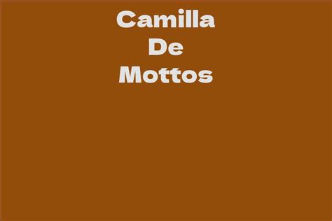 Camilla De Mottos