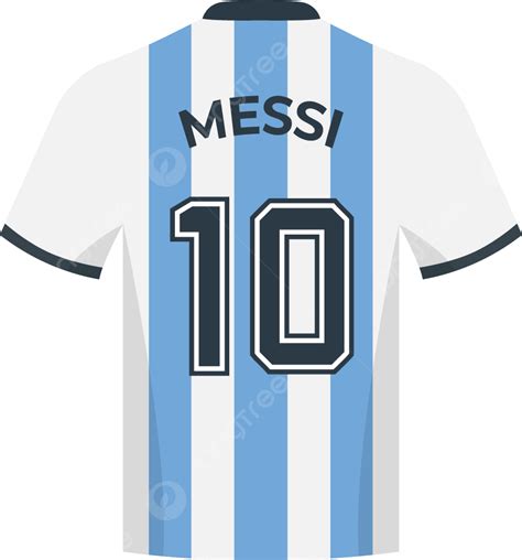 camiseta de messi argentina dibujo