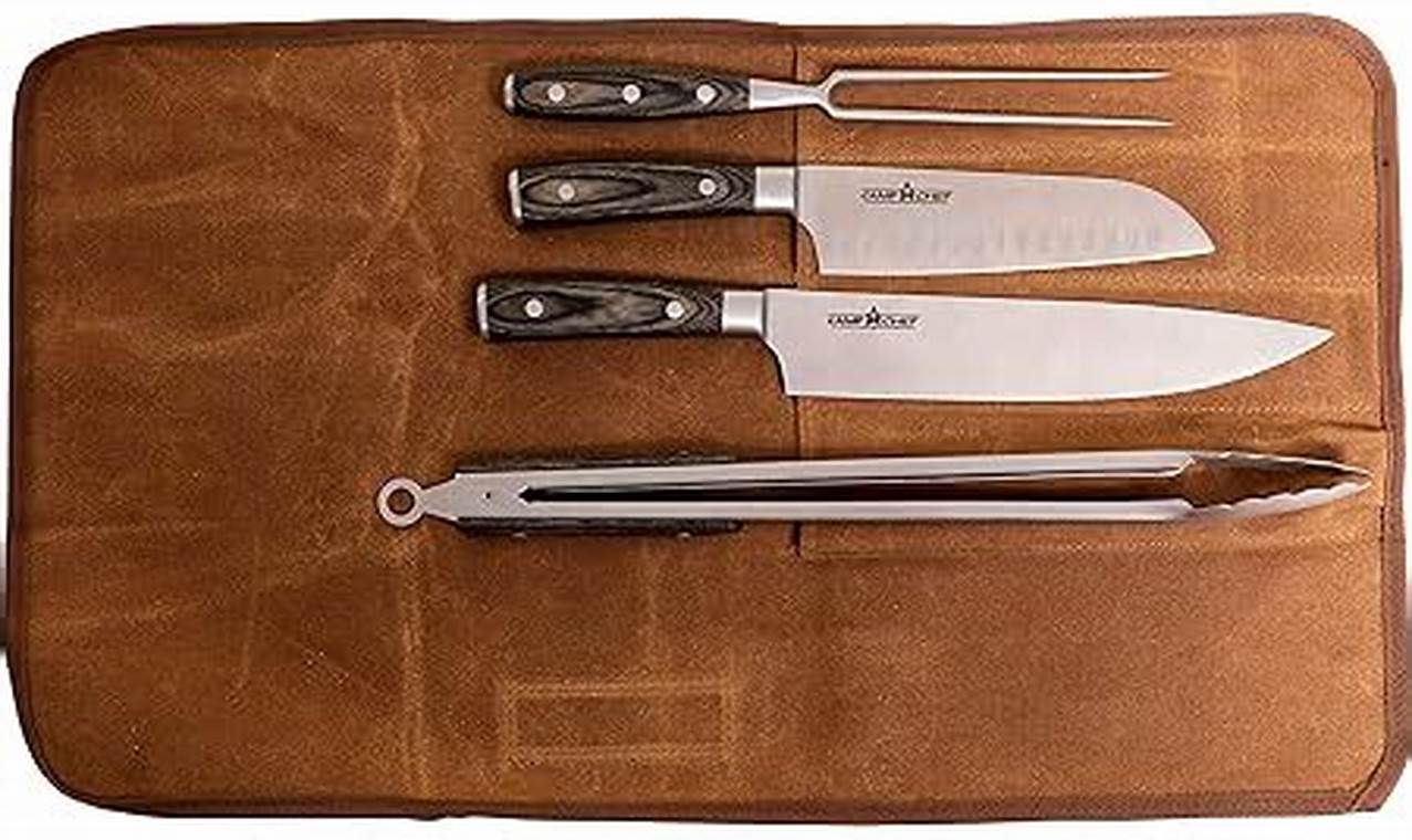 Camp Chef 4-Piece Knife Set: The Perfect Addition to Your Outdoor Cooking Arsenal