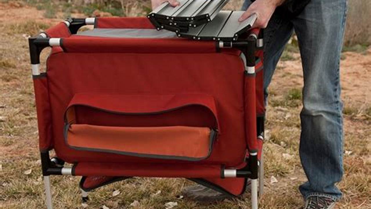 Camp Chef Sherpa Camp Table &amp; Organizer: The Ultimate Outdoor Kitchen Companion