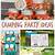 camp out birthday party ideas