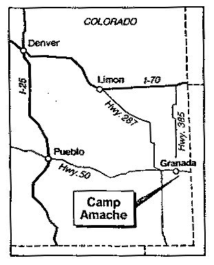 Camp Amache Location
