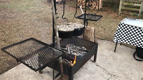 Camp Dutch Oven Setup