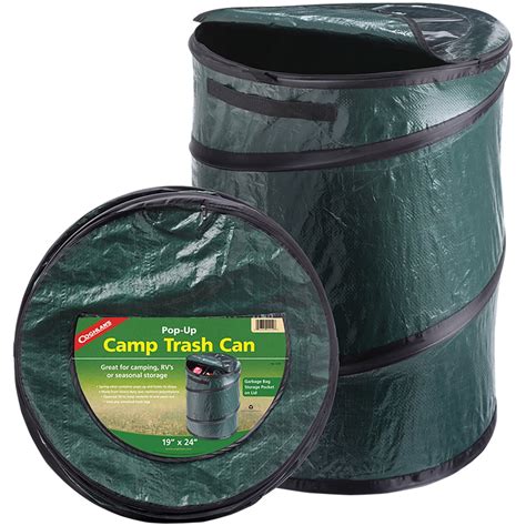 camp garbage can collapsible