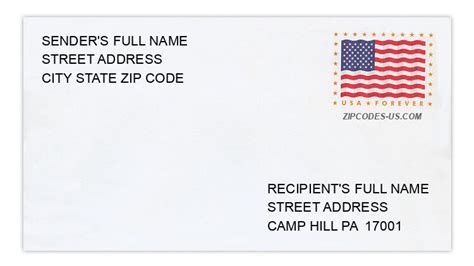Camp Hill Pa 9 Digit Zip Code