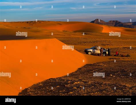 camp in the sahara desert algeria