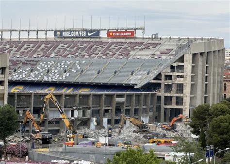 camp nou demolicion