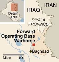 camp warhorse iraq map