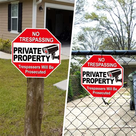 campaign signs on private property