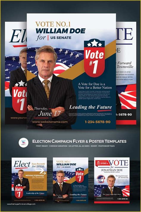 campaign website template download