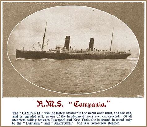 campania ship passenger lists