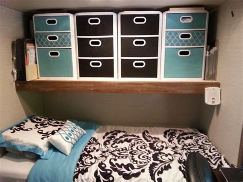 Camper Bunk Bed Storage