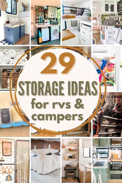 Camper Bunk Storage Ideas