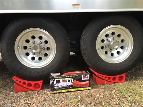 camper leveler wheel chock