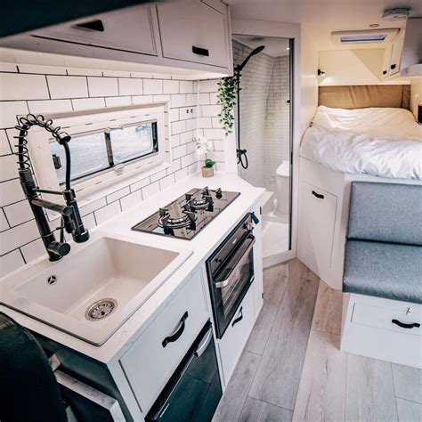 camper van with bathroom and kitchen for sale