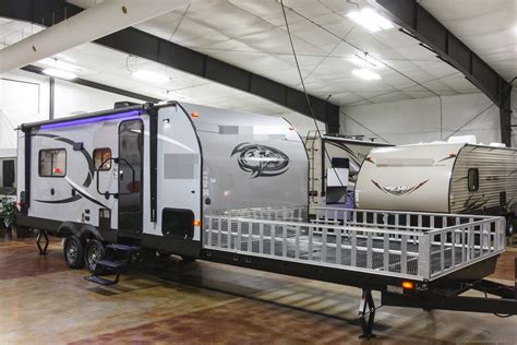 camper with front deck