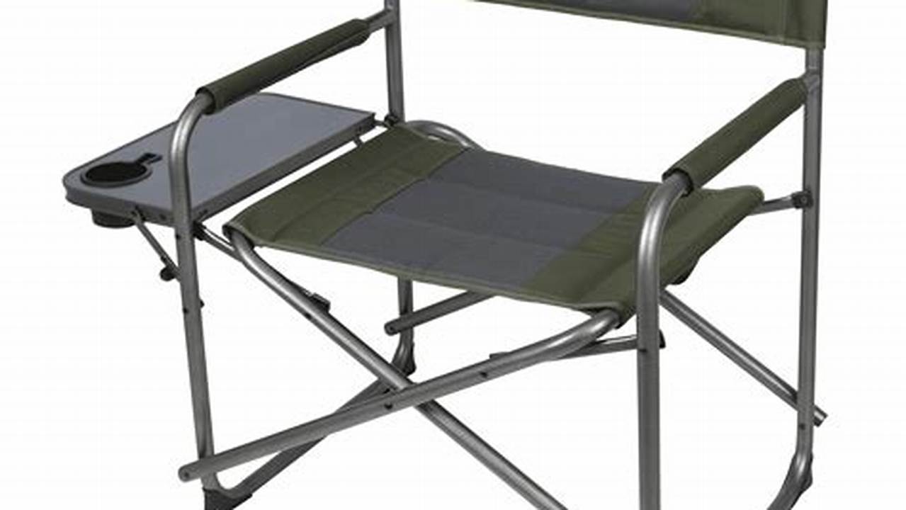 Camping Directors Chairs with Side Table: Enhance Your Outdoor Relaxation