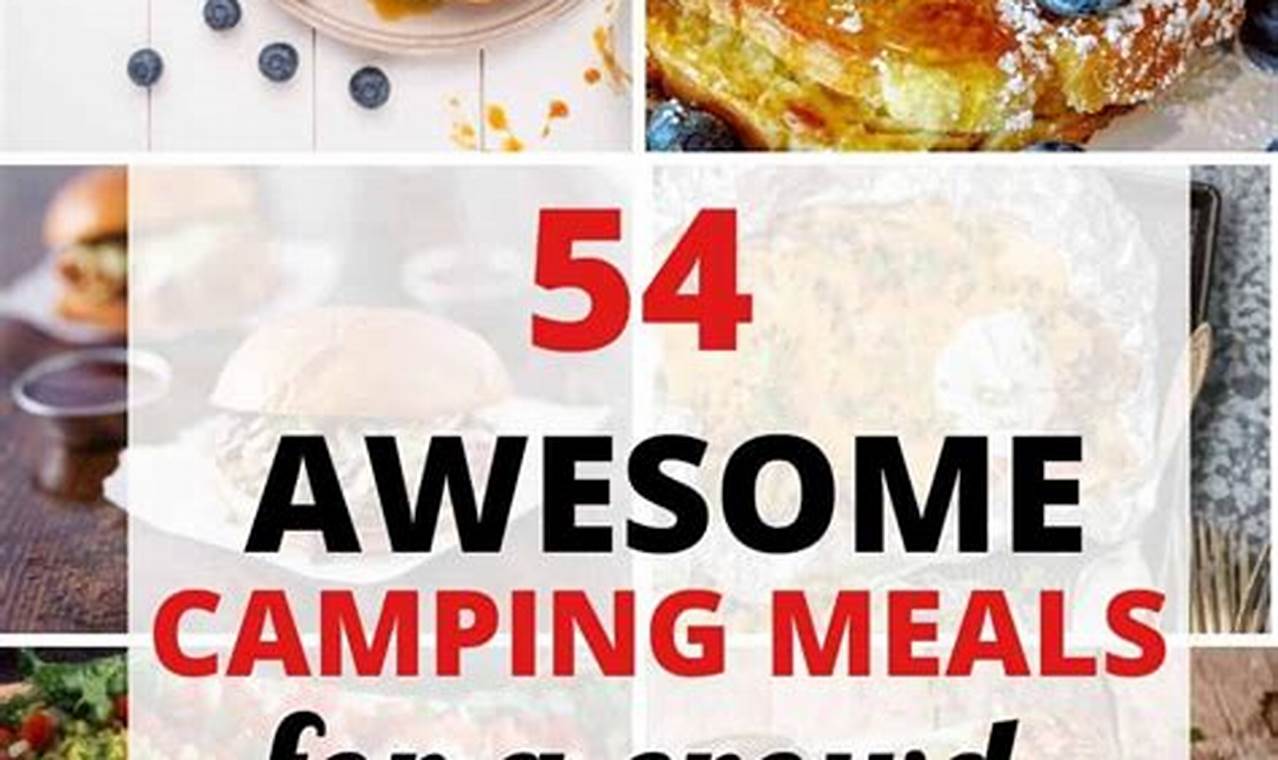 Camping Food Ideas for Large Groups