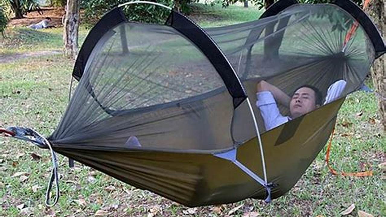 Camping Hammocks with Mosquito Nets and Rainflies: A Comprehensive Review