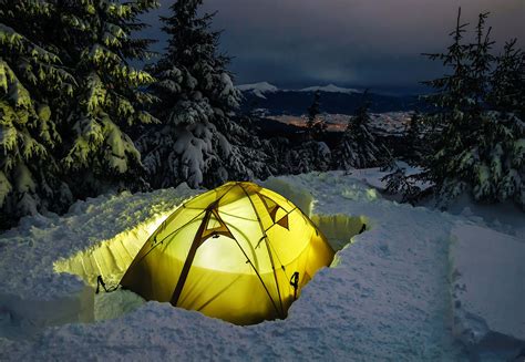 Camping In The Winter