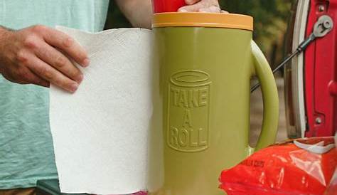 Ideas for a camping paper towel holder Survivalist Forum