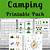 camping printable activities