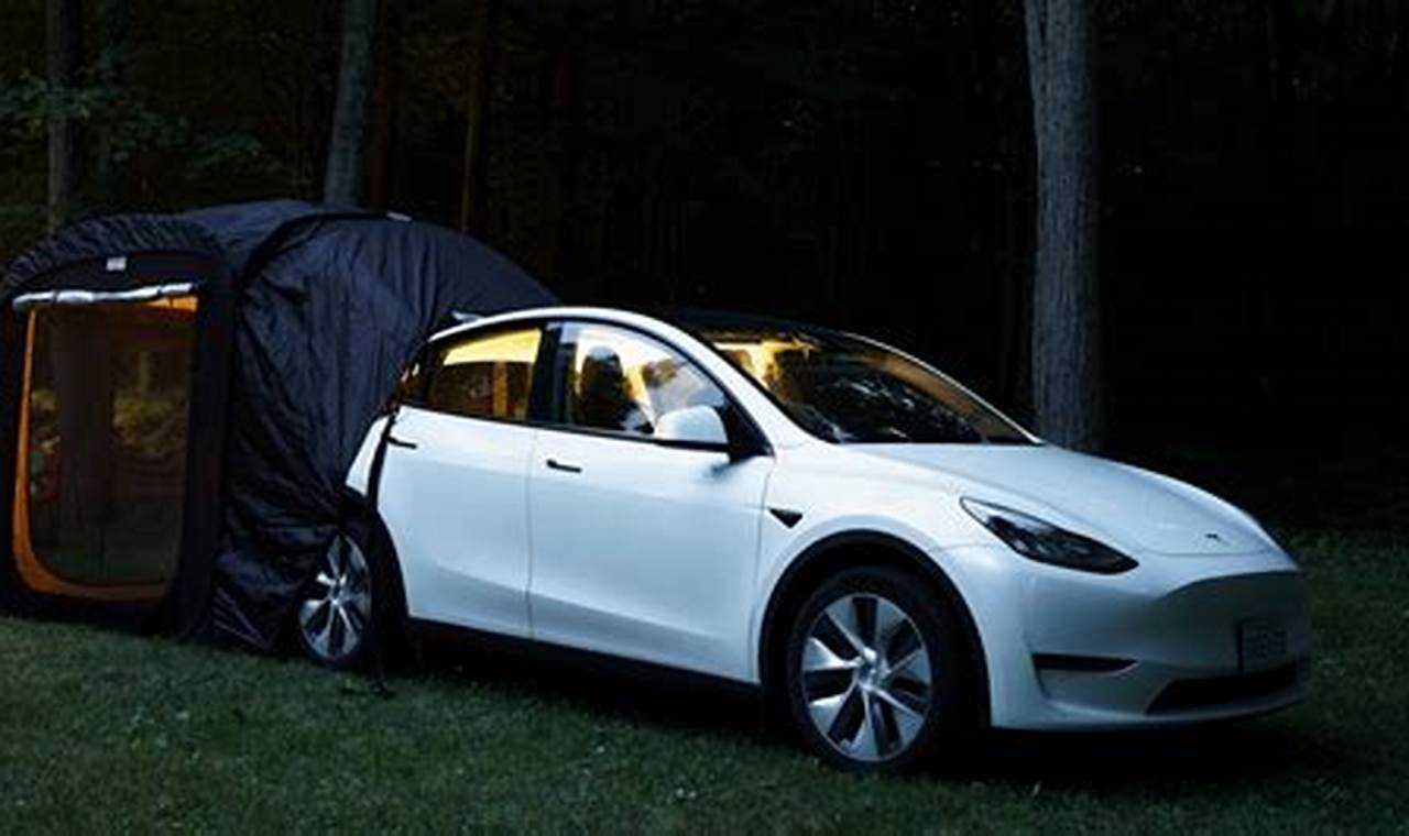 Enjoy the Outdoors with Your Tesla: The Perfect Camping Tent for Tesla Model 3