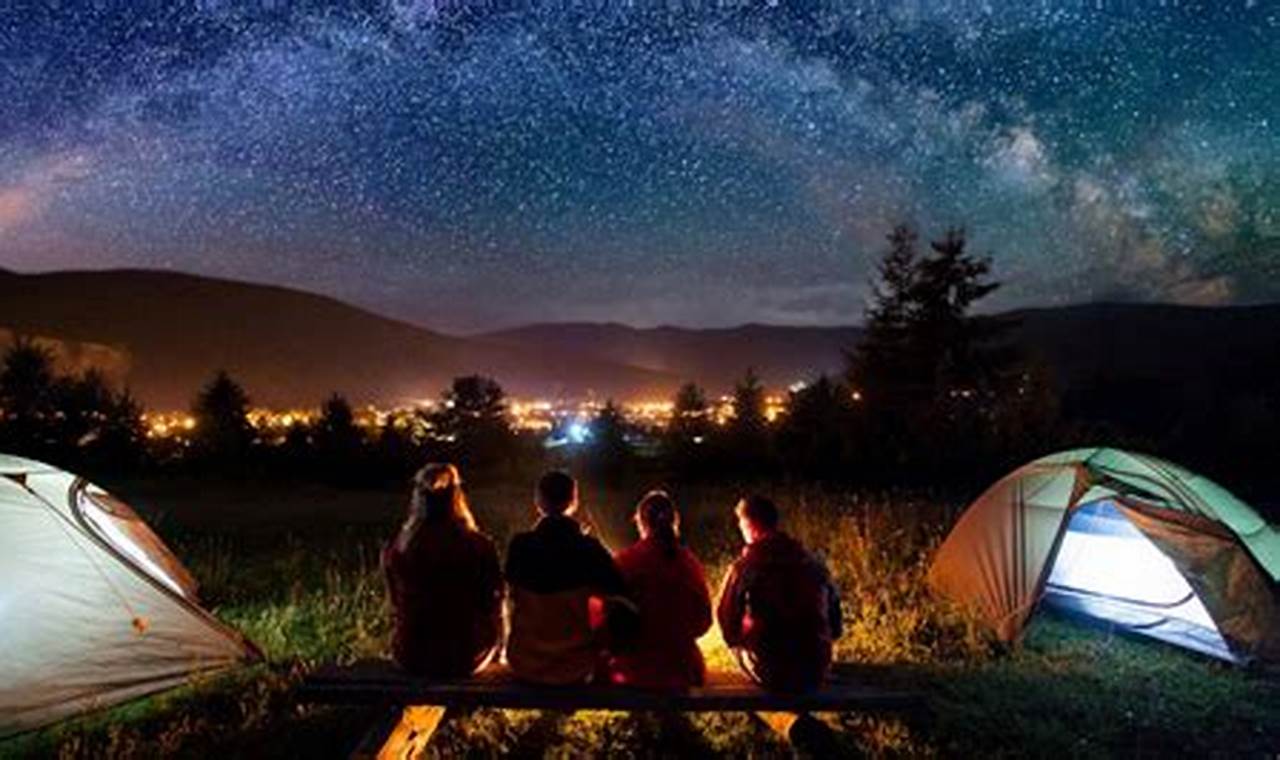 camping under the stars in national parks