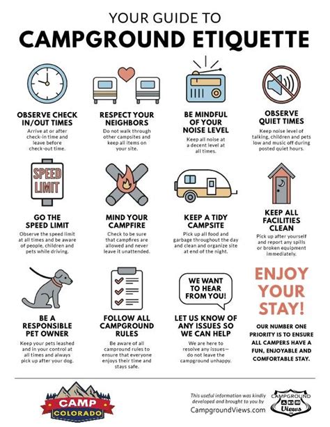Camping Etiquette Rules