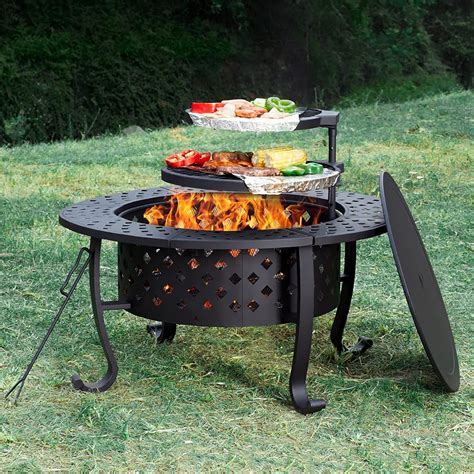 Camping Fire Pit Table