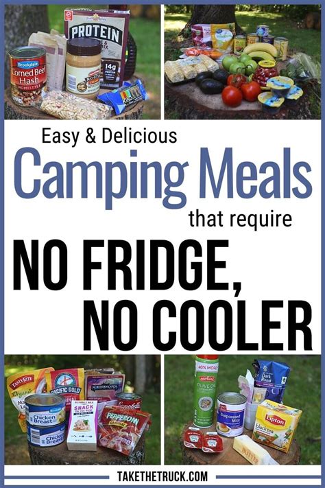 camping food that doesn't need refrigeration