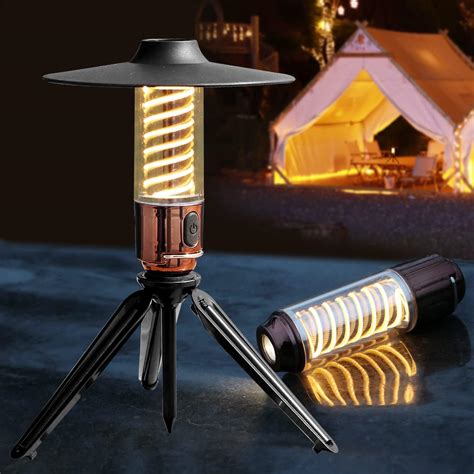 camping lantern red light