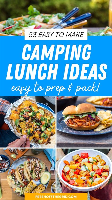 Camping Lunch Meals