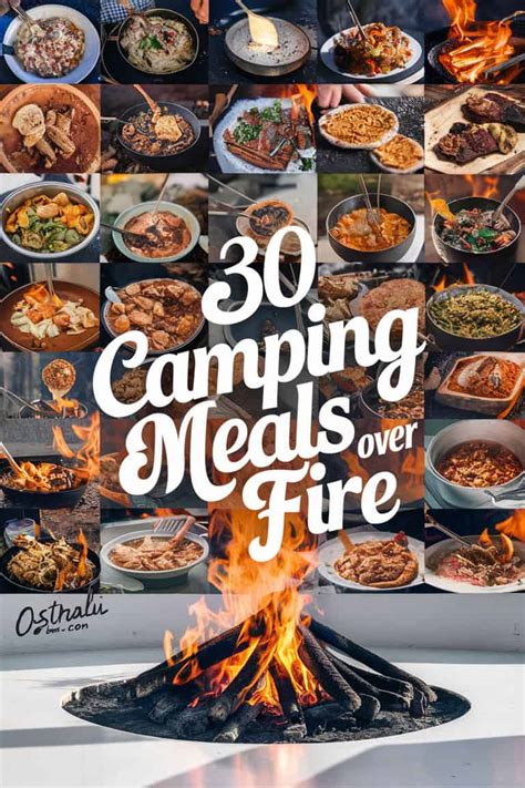 Camping Meals Over Fire
