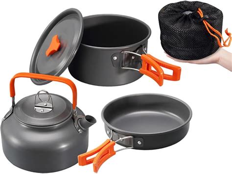 Camping Pan Set With Kettle