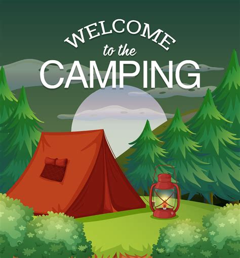 Camping Poster Design