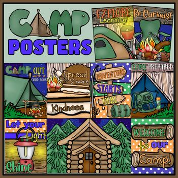Camping Posters For Classroom