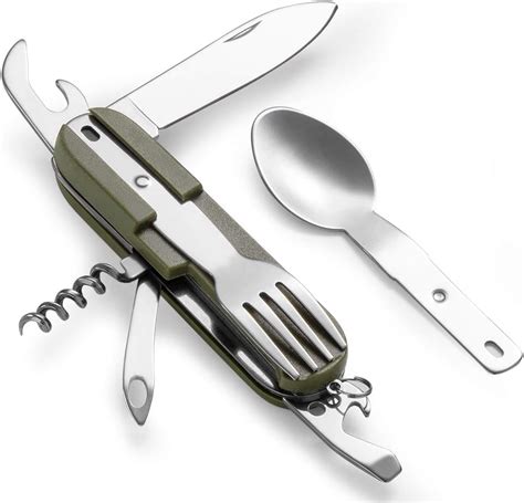 Camping Spoon Fork Knife Combo