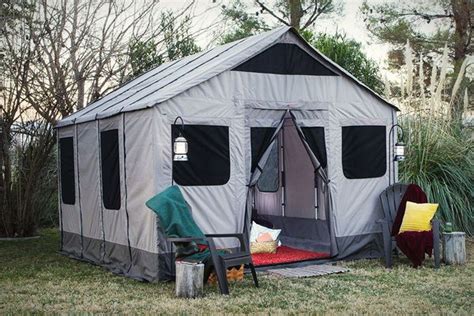 camping tent that looks like a house