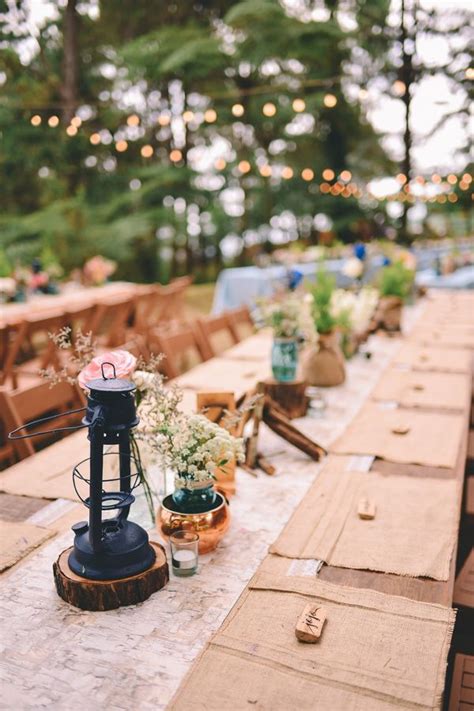Camping Themed Wedding