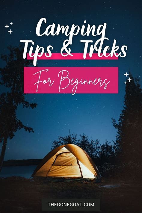 Camping Tips And Tricks For Beginners
