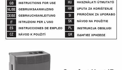 Campingaz Heater Instructions Manual CR5000 (page 1 Of 72) (Danish, German