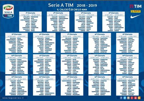 campionato serie a partite e orari