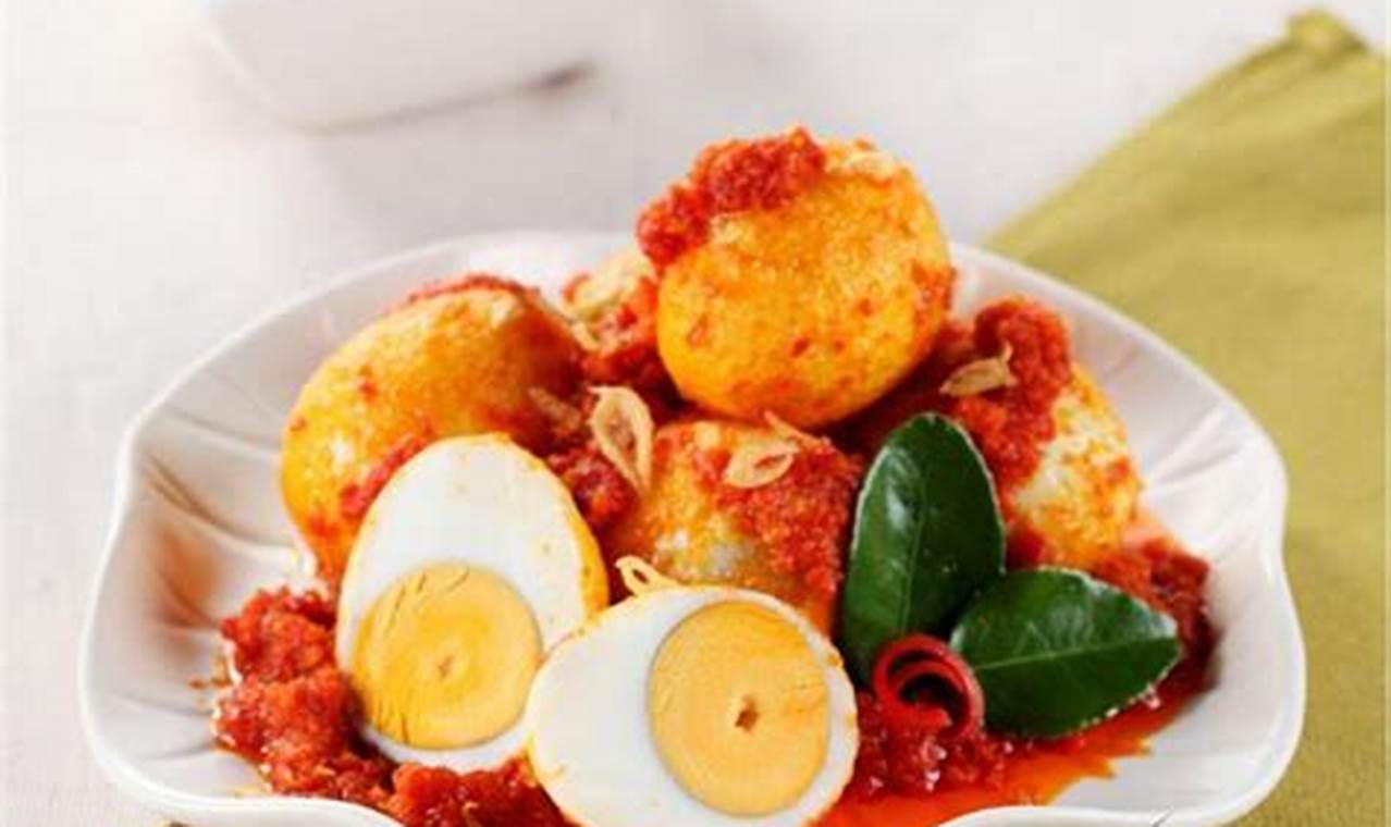 Resep Campuran Telur Balado Terlengkap, Nikmatnya Bikin Ketagihan!