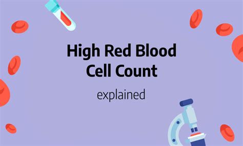 can anxiety cause high red blood cell count
