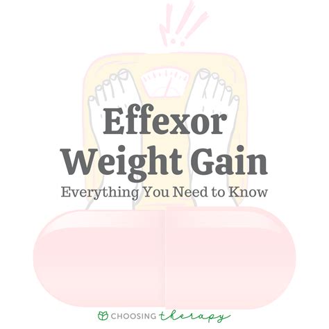 All You Need To Know to Lose Effexor Withdrawal Weight Gain