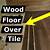 can hardwood flooring be installed over tile