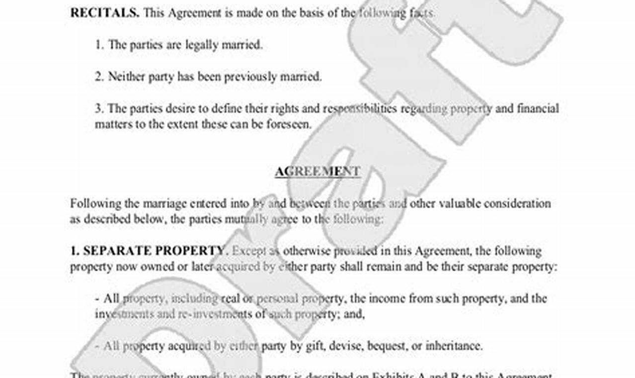 Can I Create My Own Postnuptial Agreement?