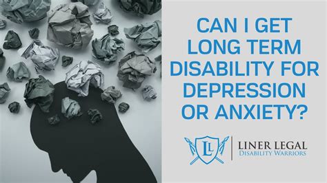 can i get disability for anxiety and depression